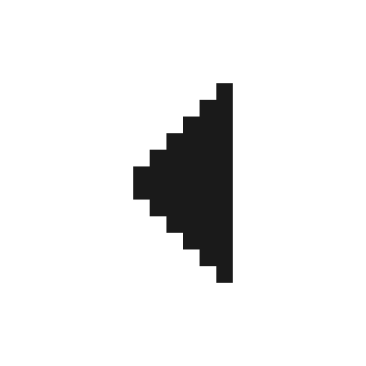 Menu left fill icon, filled style, from Memory Icons
