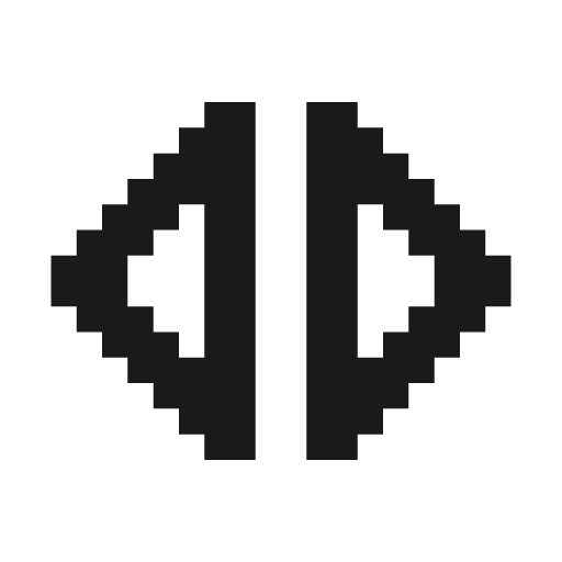 Menu left right icon, solid style, from Memory Icons