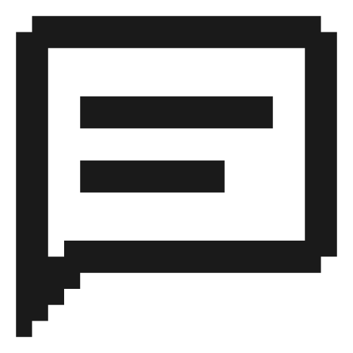 Message text icon, solid style, from Memory Icons