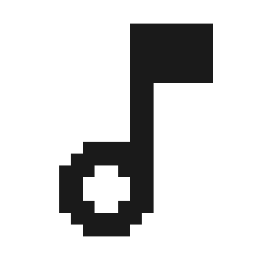 Music note icon, solid style, from Memory Icons