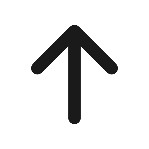 Arrow up icon, solid style, from Mono Icons