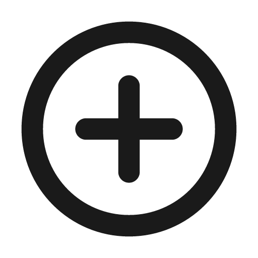 Circle add icon, solid style, from Mono Icons