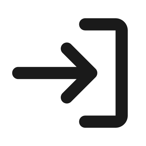 Log in icon, solid style, from Mono Icons
