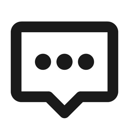 Message alt icon, solid style, from Mono Icons