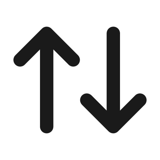 Sort icon, solid style, from Mono Icons