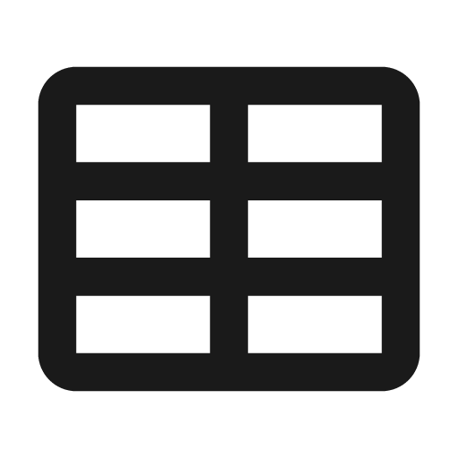Table icon, solid style, from Mono Icons