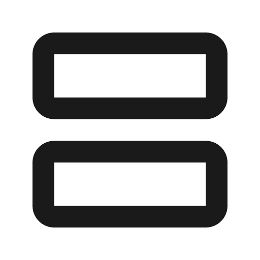 Two rows icon, solid style, from Mono Icons