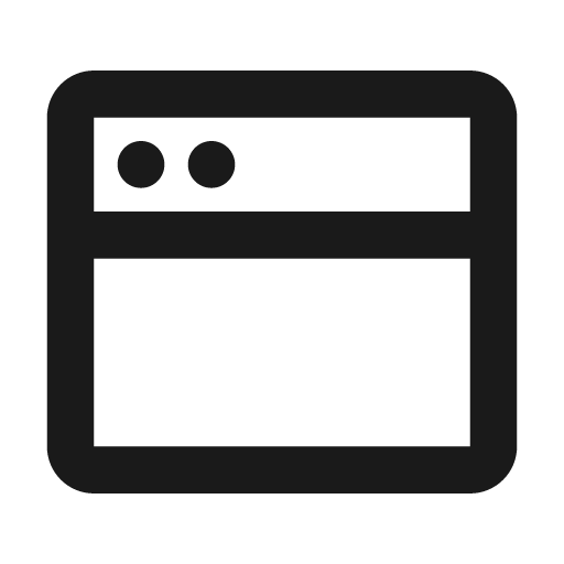 Window icon, solid style, from Mono Icons