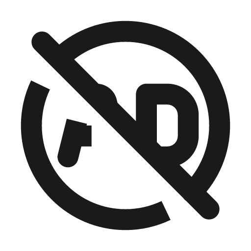 Ad circle off line icon, outline style, from MingCute Icon