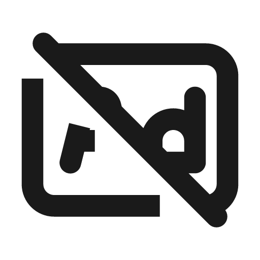 Ad rectangle off line icon, outline style, from MingCute Icon