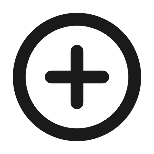 Add circle line icon, outline style, from MingCute Icon