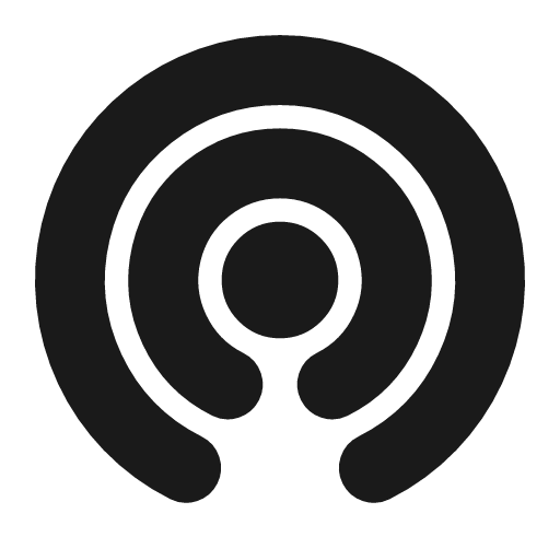 Airdrop fill icon, filled style, from MingCute Icon