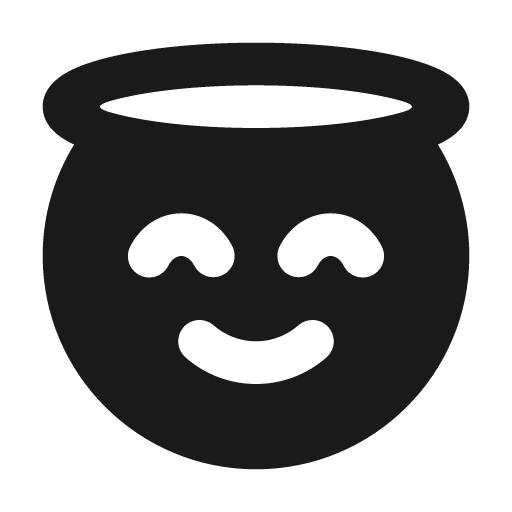 Angel fill icon, filled style, from MingCute Icon