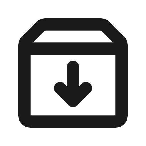 Archive line icon, outline style, from MingCute Icon