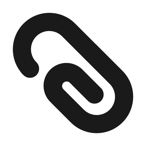Attachment 2 fill icon, filled style, from MingCute Icon