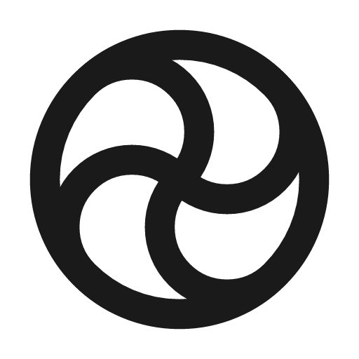 Beachball line icon, outline style, from MingCute Icon