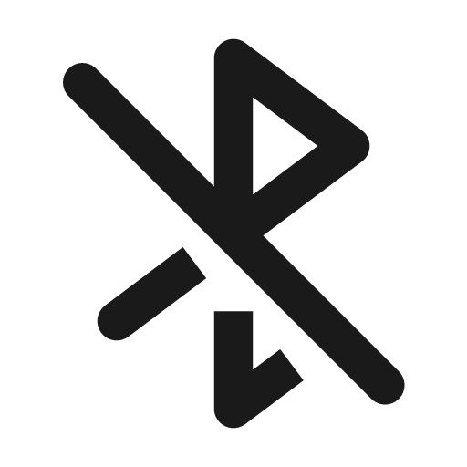 Bluetooth off line icon, outline style, from MingCute Icon