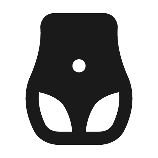 Body fill icon, filled style, from MingCute Icon