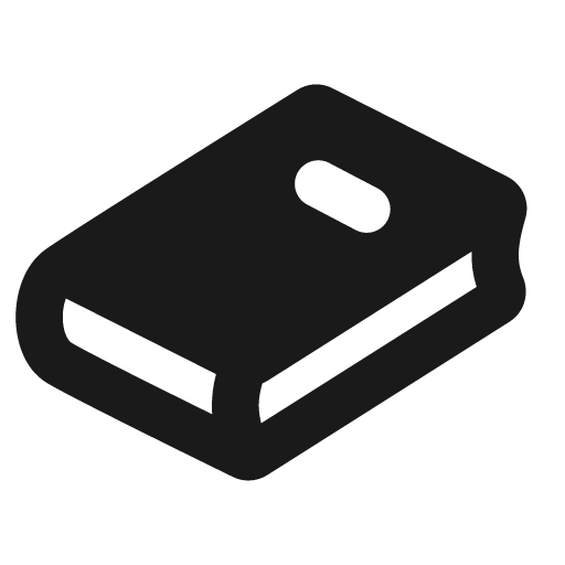 Book 4 fill icon, filled style, from MingCute Icon