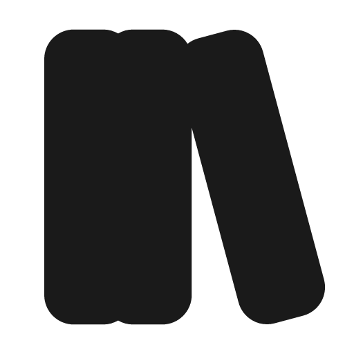 Book 5 fill icon, filled style, from MingCute Icon