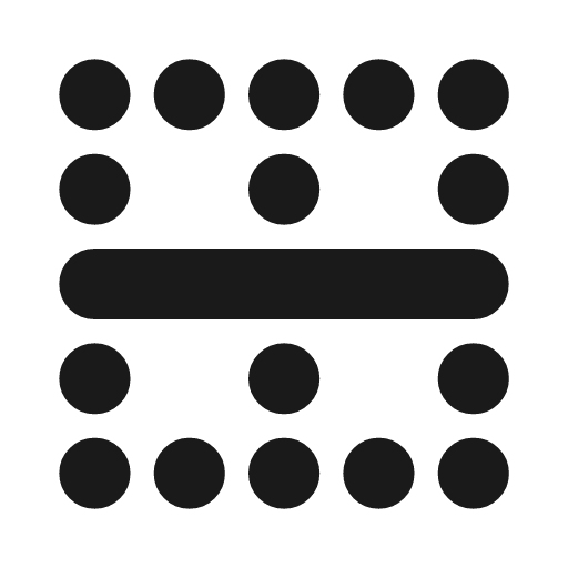 Border horizontal fill icon, filled style, from MingCute Icon