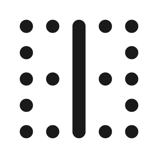 Border vertical line icon, outline style, from MingCute Icon
