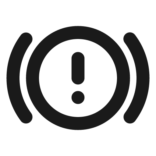 Brake line icon, outline style, from MingCute Icon
