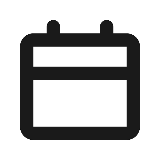Calendar line icon, outline style, from MingCute Icon