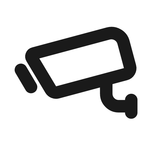 Camcorder 2 line icon, outline style, from MingCute Icon