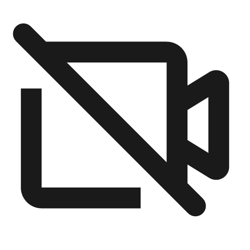 Camcorder off line icon, outline style, from MingCute Icon