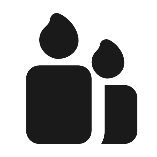 Candles fill icon, filled style, from MingCute Icon
