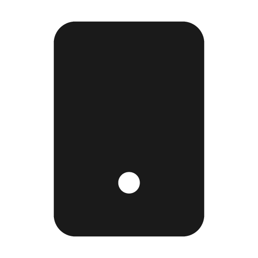 Cellphone fill icon, filled style, from MingCute Icon