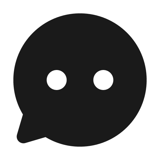 Chat 2 fill icon, filled style, from MingCute Icon