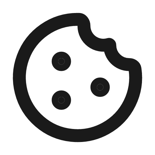 Cookie line icon, outline style, from MingCute Icon
