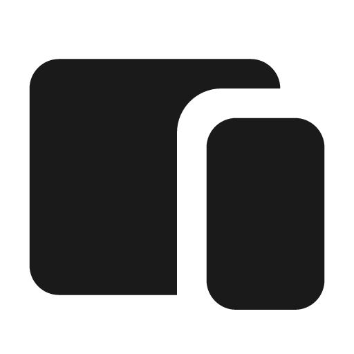 Device fill icon, filled style, from MingCute Icon