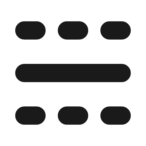 Dividing line fill icon, filled style, from MingCute Icon