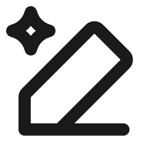 Edit 3 ai line icon, outline style, from MingCute Icon