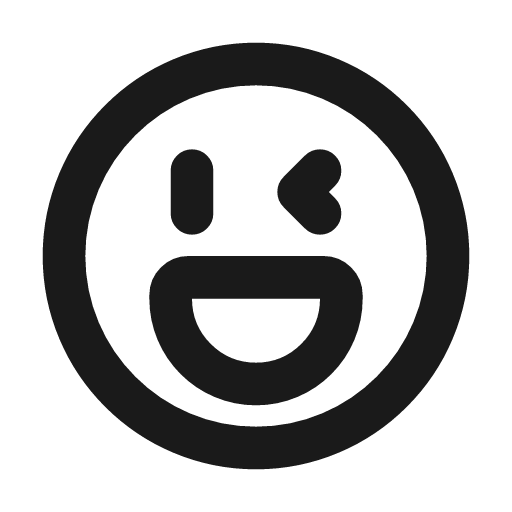 Emoji 2 line icon, outline style, from MingCute Icon