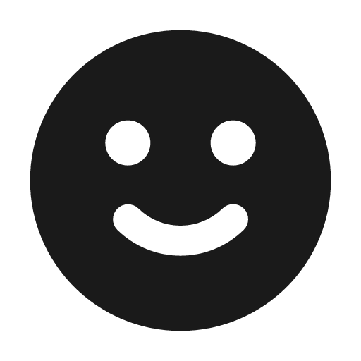 Emoji fill icon, filled style, from MingCute Icon