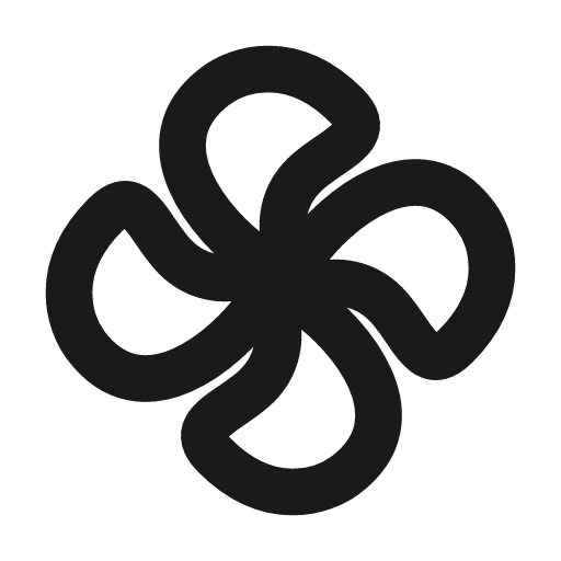Fan line icon, outline style, from MingCute Icon