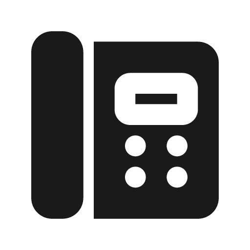 Fax fill icon, filled style, from MingCute Icon