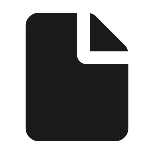 File fill icon, filled style, from MingCute Icon