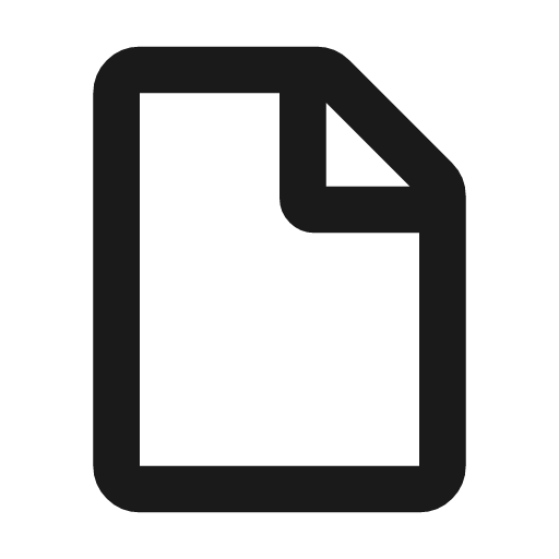 File line icon, outline style, from MingCute Icon