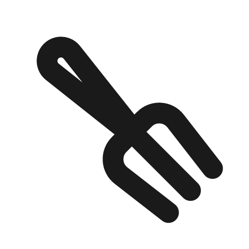 Fork line icon, outline style, from MingCute Icon