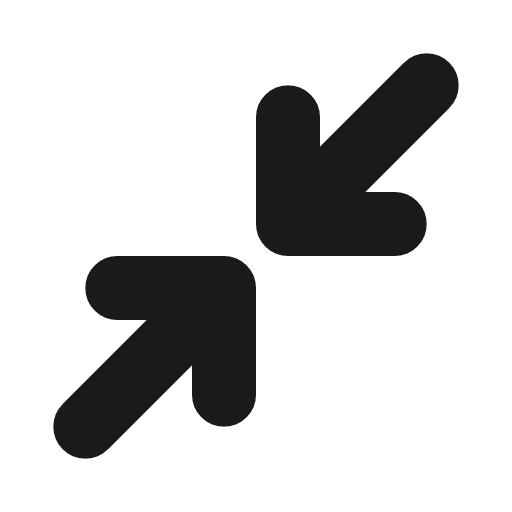 Fullscreen exit 2 fill icon, filled style, from MingCute Icon