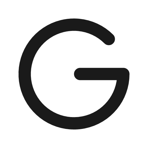 Google line icon, outline style, from MingCute Icon