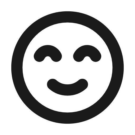 Happy line icon, outline style, from MingCute Icon