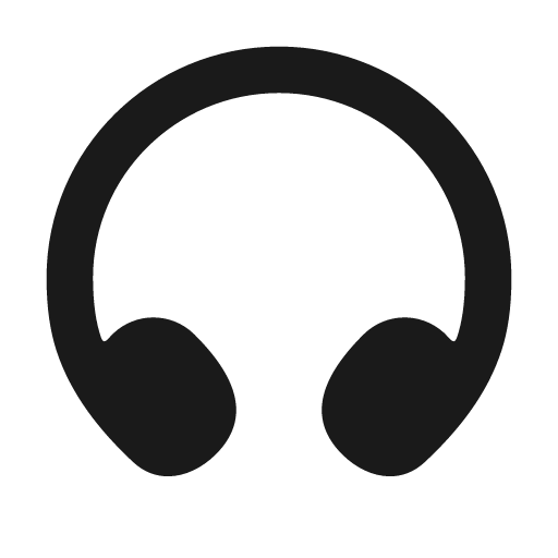 Headphone fill icon, filled style, from MingCute Icon