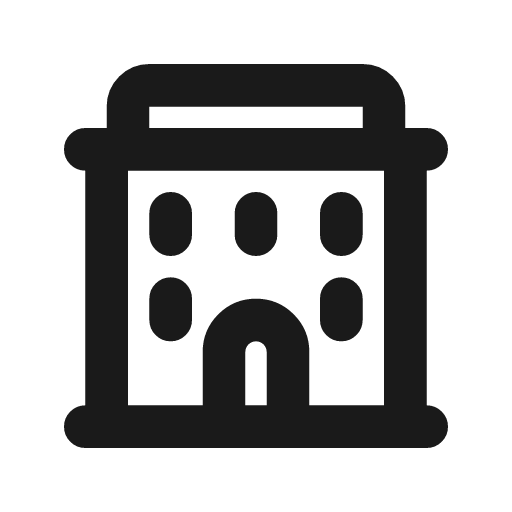Hotel line icon, outline style, from MingCute Icon