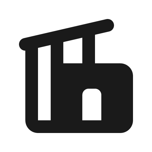 House fill icon, filled style, from MingCute Icon